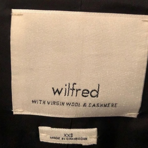 Aritzia Wilfred cocoon wool coat heather white size XXS - Picture 2 of 3